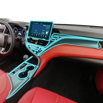 Централна конзола вътрешността на колата Невидим автомобил костюм TPU защитно фолио Против надраскване Аксесоари За ремонт на Toyota Camry 2021-2023