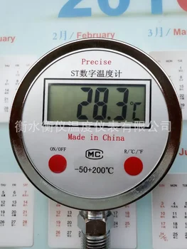 Цифров биметаллический термометър, цифров дисплей, промишлена реакция на температурата на водата, ръчен електронен термометър WST411