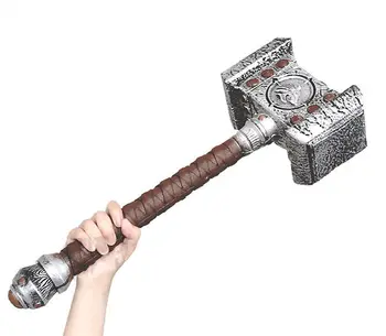 мащаб 1:1 55 см WOW Thrall Doomhammer Оръжие Чук модел детски Костюм за cosplay Маскарадное Рокля вечерни Аниме концерта подпори подарък